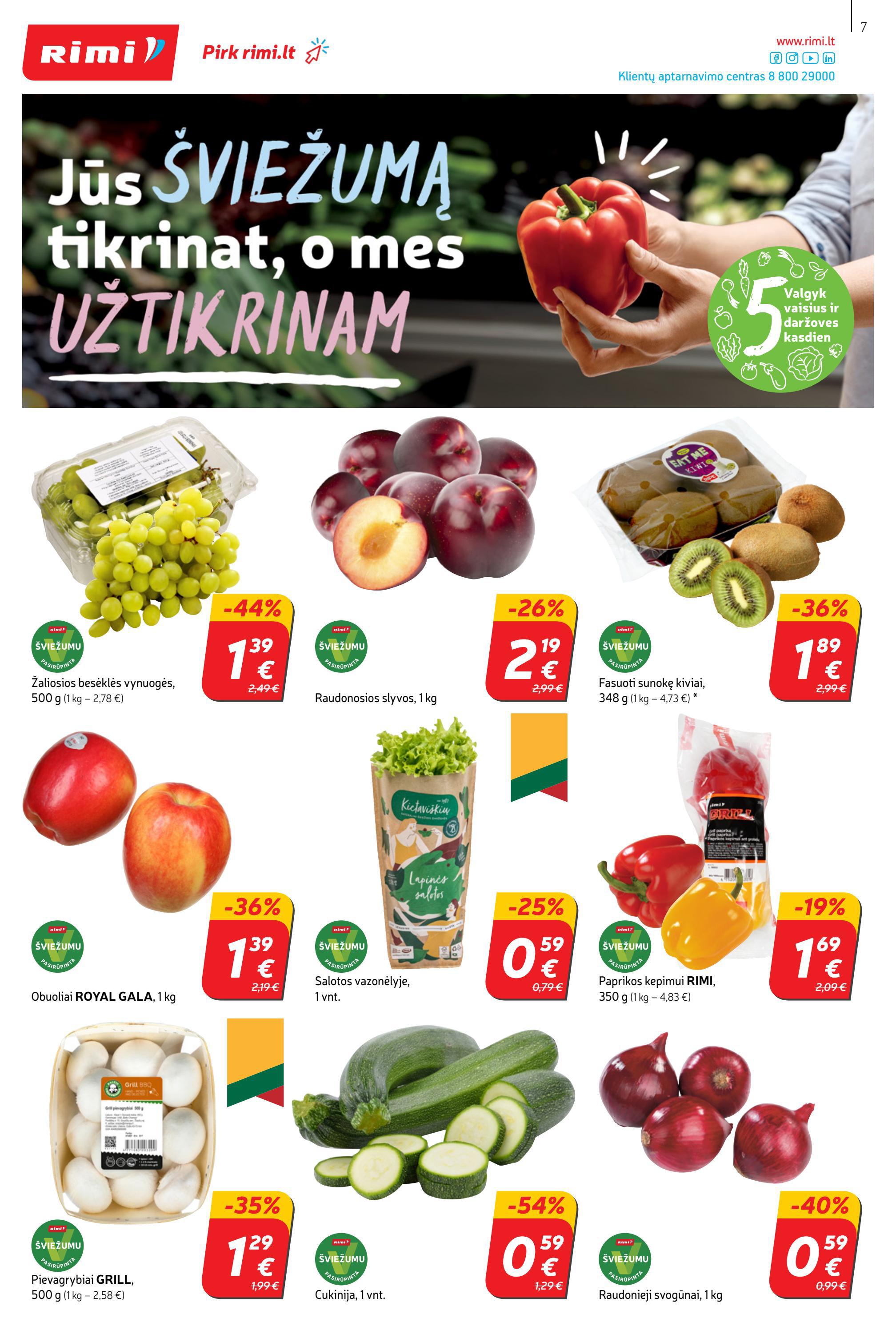 Rimi savaitinis leidinys akcijos nuo 
  2022-05-03 iki 
  2022-05-09 | Leidinukas.lt puslapis 7