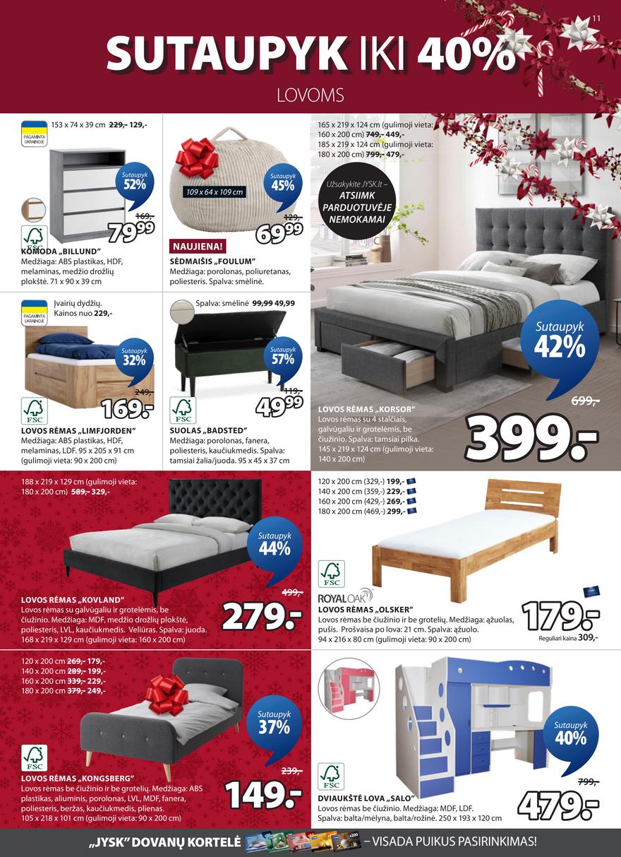 Jysk leidinys akcijos nuo 
  2025-12-16 iki 
  2025-12-25 | Leidinukas.lt puslapis 11