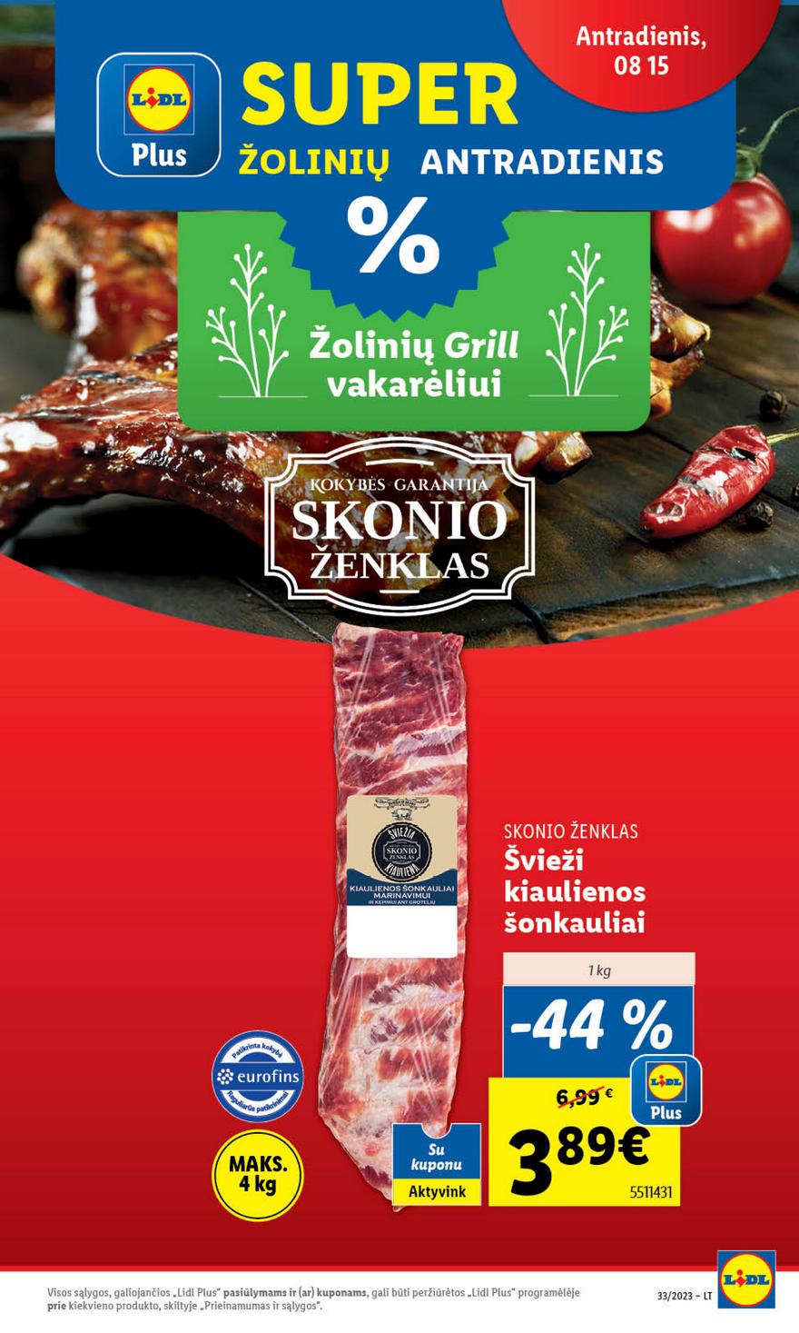Lidl pasiūlymai akcijos nuo 
  2023-08-14 iki 
  2023-08-20 | Leidinukas.lt puslapis 10