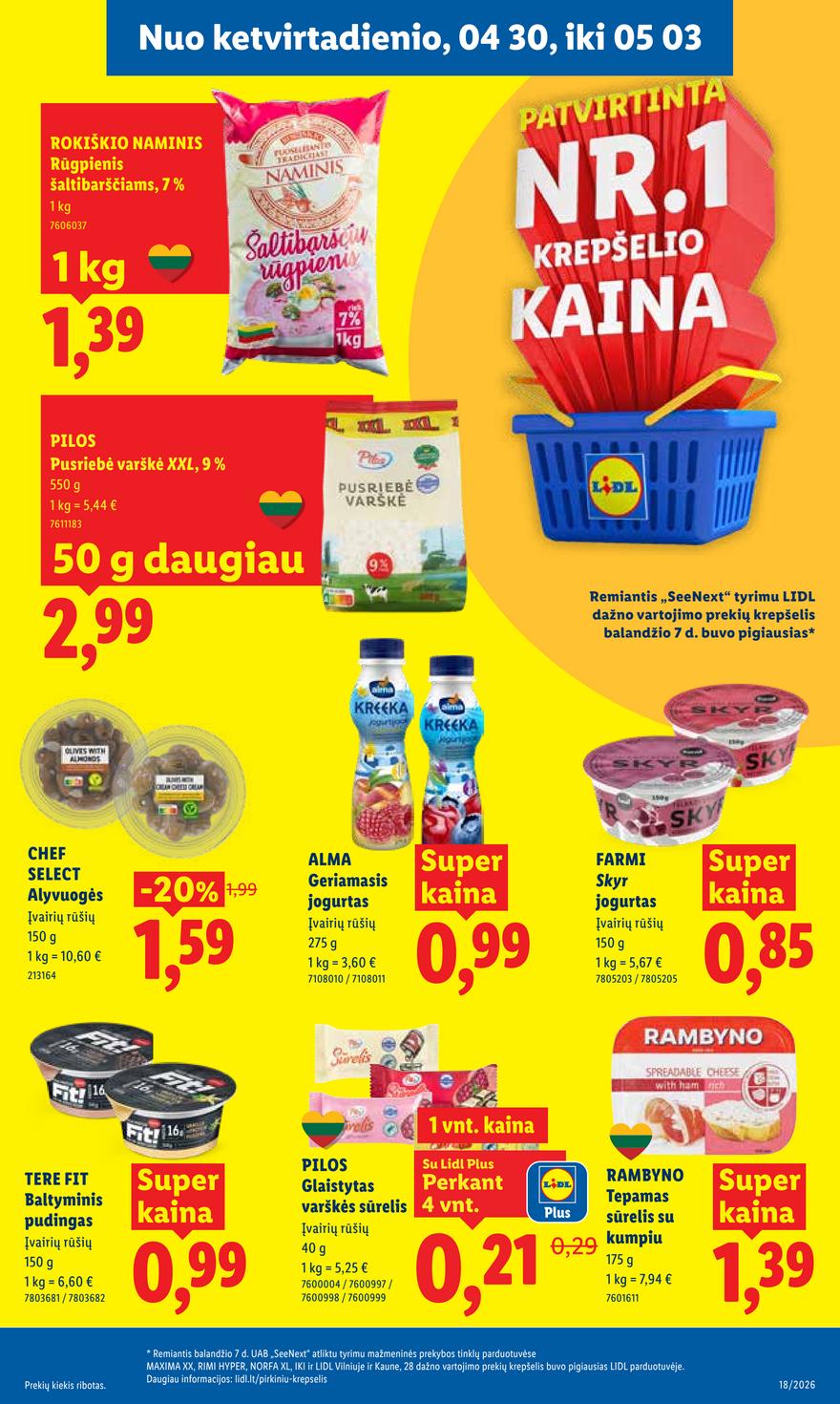 Lidl leidinys naujas akcijos nuo 
  2026-04-27 iki 
  2026-05-03 | Leidinukas.lt puslapis 29