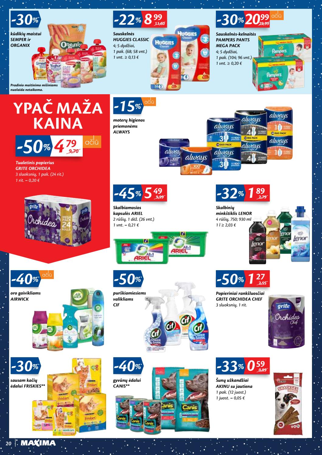 Maxima kaininis leidinys akcijos nuo 
  2020-12-01 iki 
  2020-12-07 | Leidinukas.lt puslapis 20