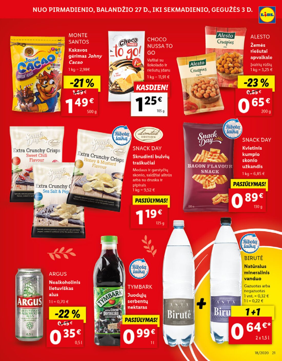 Lidl savaitinis leidinys akcijos nuo 
  2020-04-27 iki 
  2020-05-03 | Leidinukas.lt puslapis 21