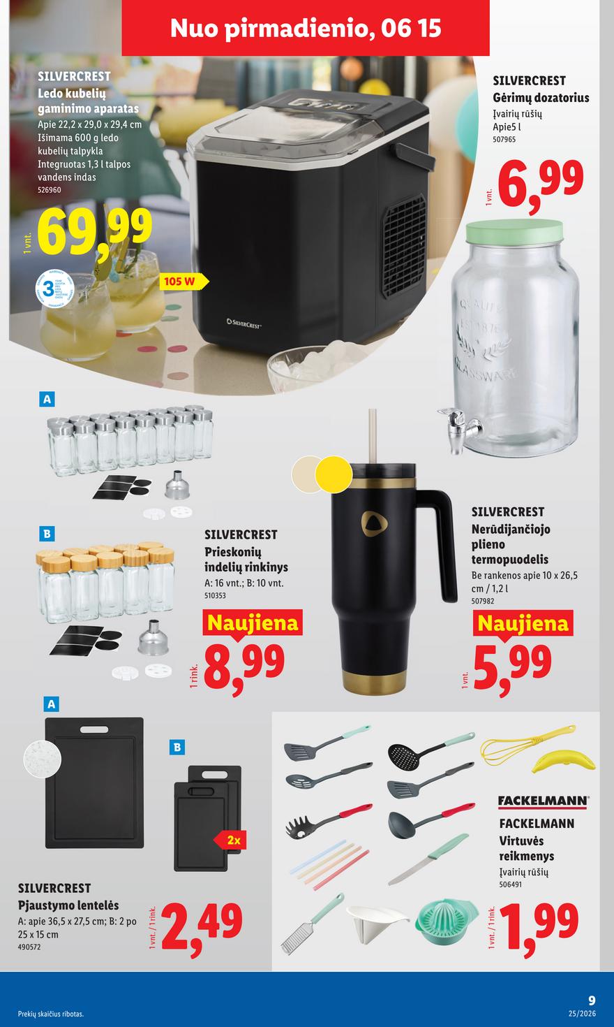 Lidl leidinys akcijos nuo 
  2026-06-15 iki 
  2026-06-21 | Leidinukas.lt puslapis 9
