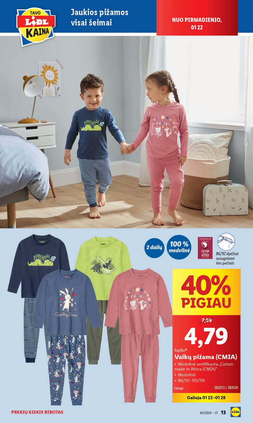 Lidl pasiūlymai akcijos nuo 
  2024-01-22 iki 
  2024-01-28 | Leidinukas.lt puslapis 13