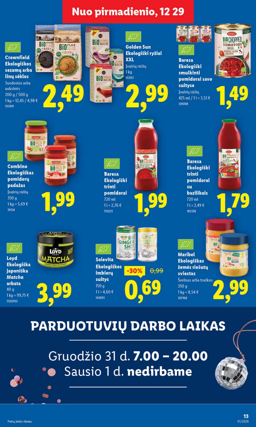 Lidl leidinys akcijos nuo 
  2025-12-29 iki 
  2026-01-04 | Leidinukas.lt puslapis 13