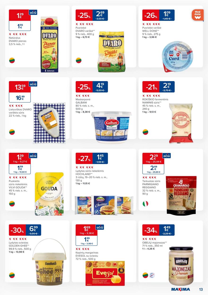 Maxima kaininis leidinys akcijos nuo 
  2023-10-03 iki 
  2023-10-09 | Leidinukas.lt puslapis 13