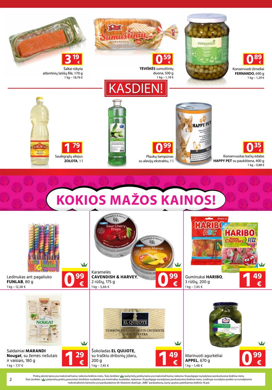 Aibė pasiūlymai akcijos nuo 
  2021-08-19 iki 
  2021-08-31 | Leidinukas.lt puslapis 2