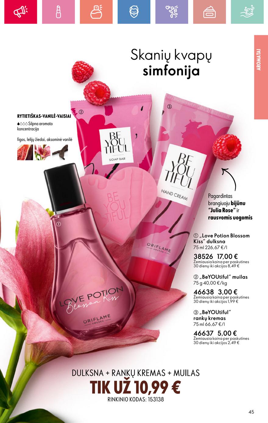 Oriflame katalogas akcijos nuo 
  2025-06-22 iki 
  2025-07-12 | Leidinukas.lt puslapis 45