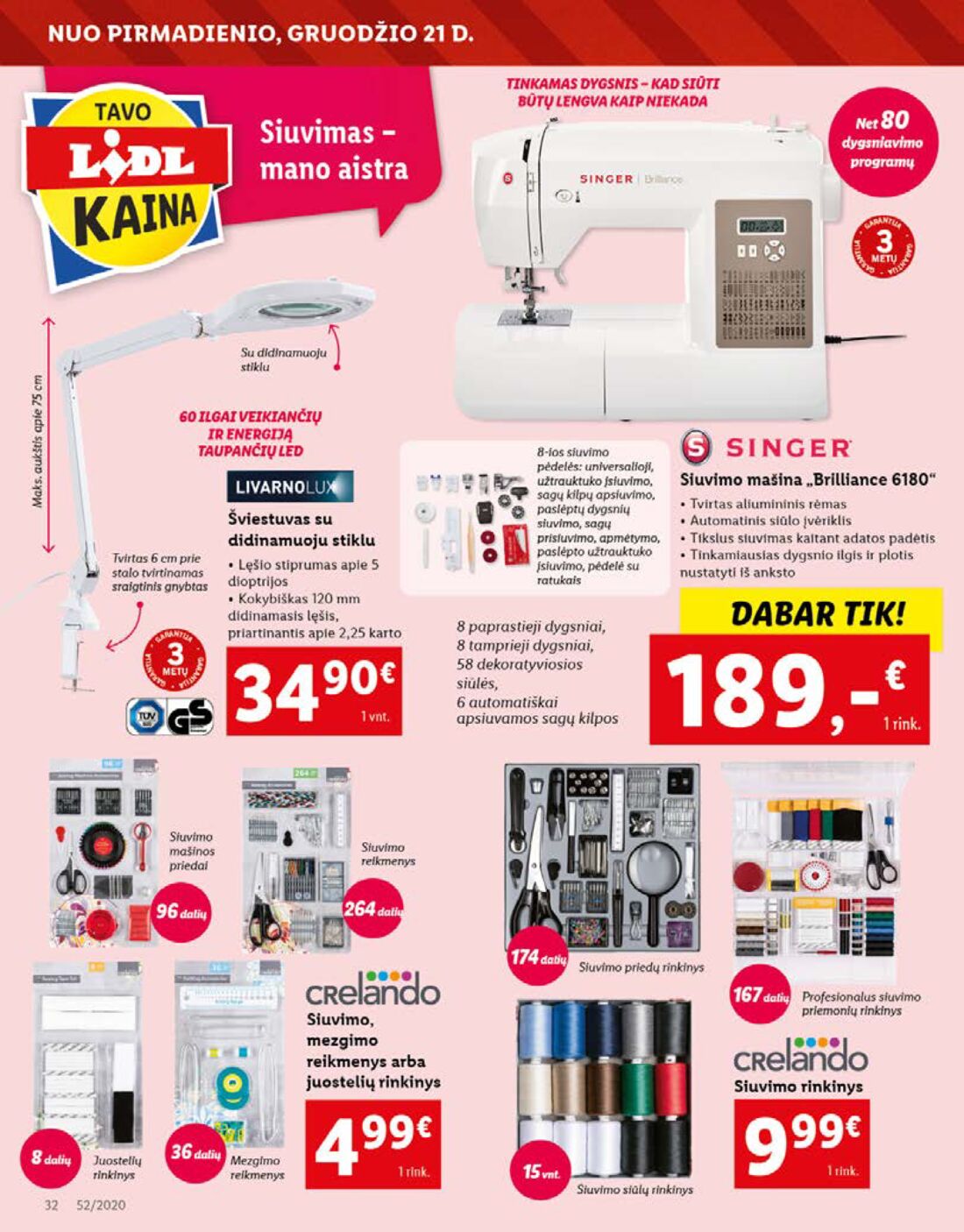 Lidl savaitinis leidinys akcijos nuo 
  2020-12-21 iki 
  2020-12-27 | Leidinukas.lt puslapis 32