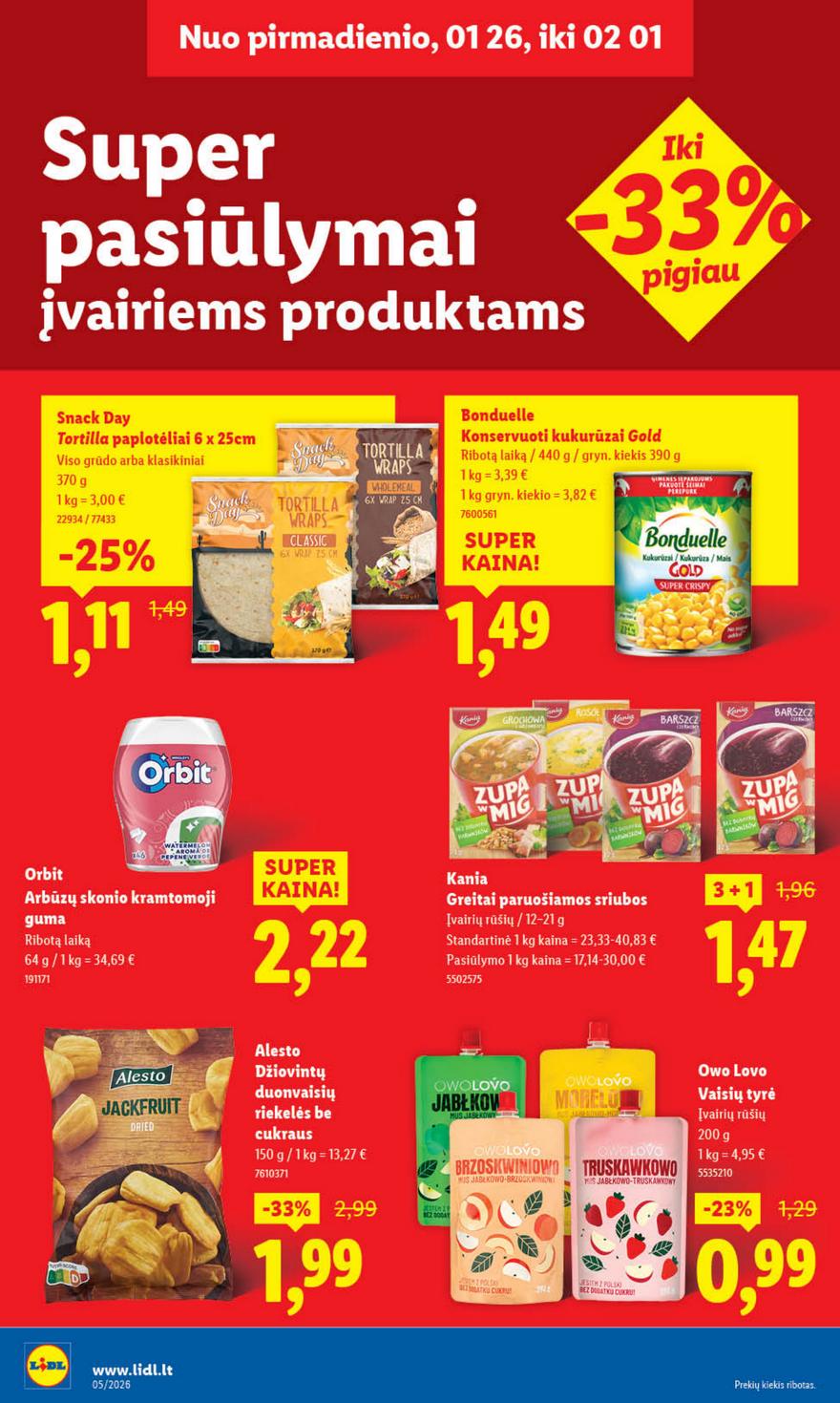 Lidl leidinys naujas akcijos nuo 
  2026-01-26 iki 
  2026-02-01 | Leidinukas.lt puslapis 10
