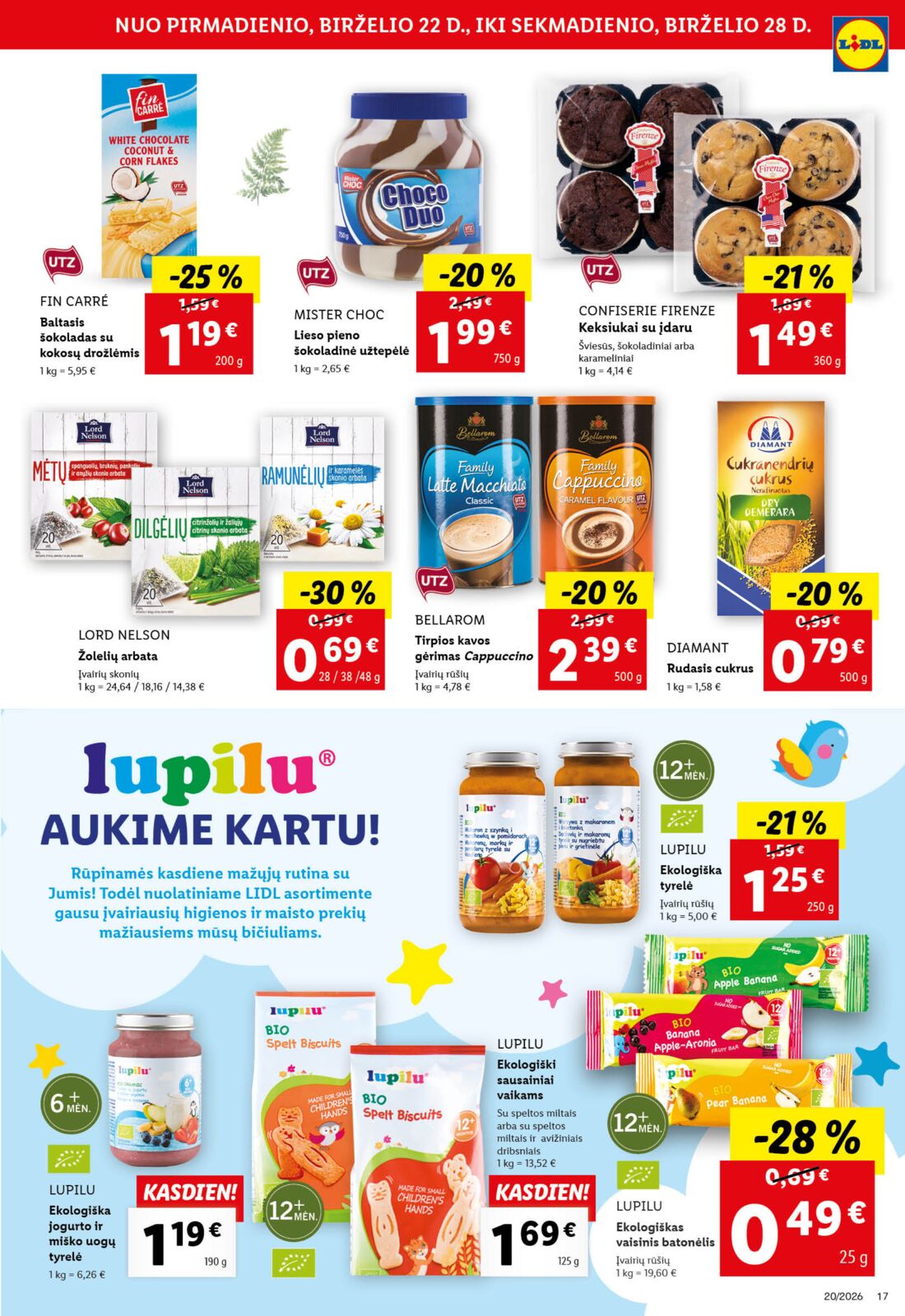 Lidl savaitinis leidinys akcijos nuo 
  2020-06-22 iki 
  2020-06-28 | Leidinukas.lt puslapis 17