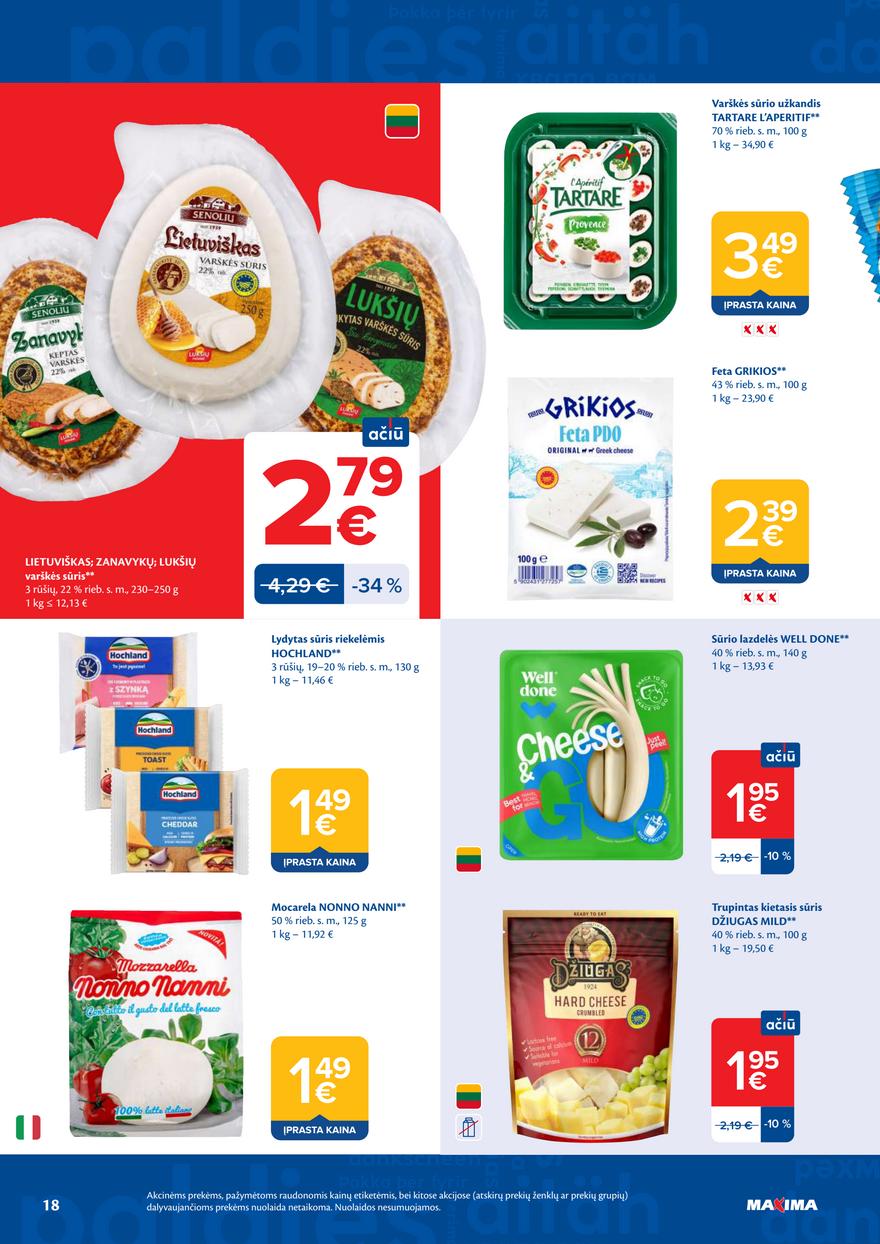 Maxima leidinukas akcijos nuo 
  2026-05-12 iki 
  2026-05-18 | Leidinukas.lt puslapis 18