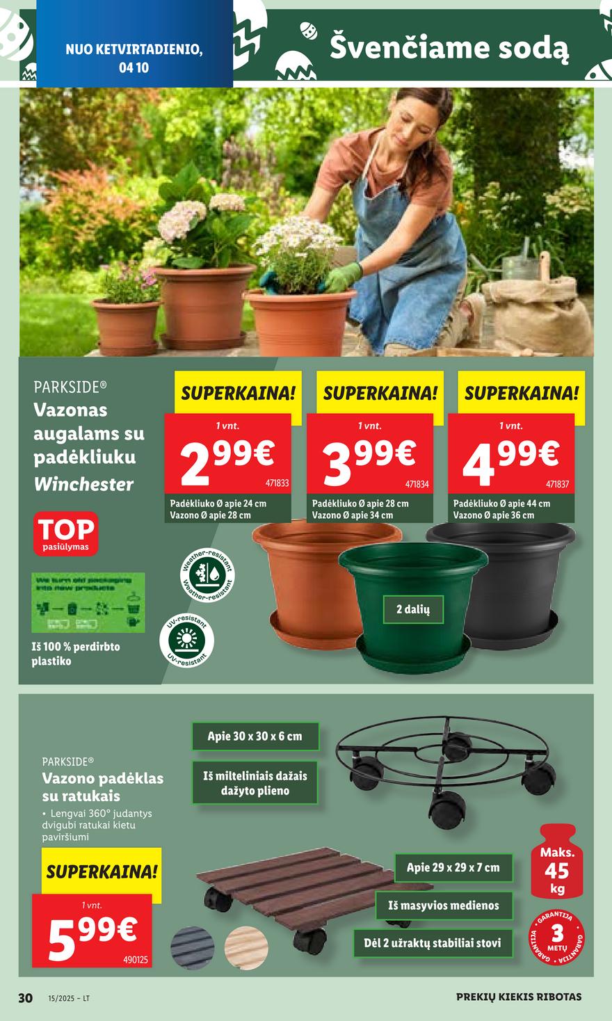 Lidl ne maisto leidinys akcijos nuo 
  2025-04-07 iki 
  2025-04-13 | Leidinukas.lt puslapis 30