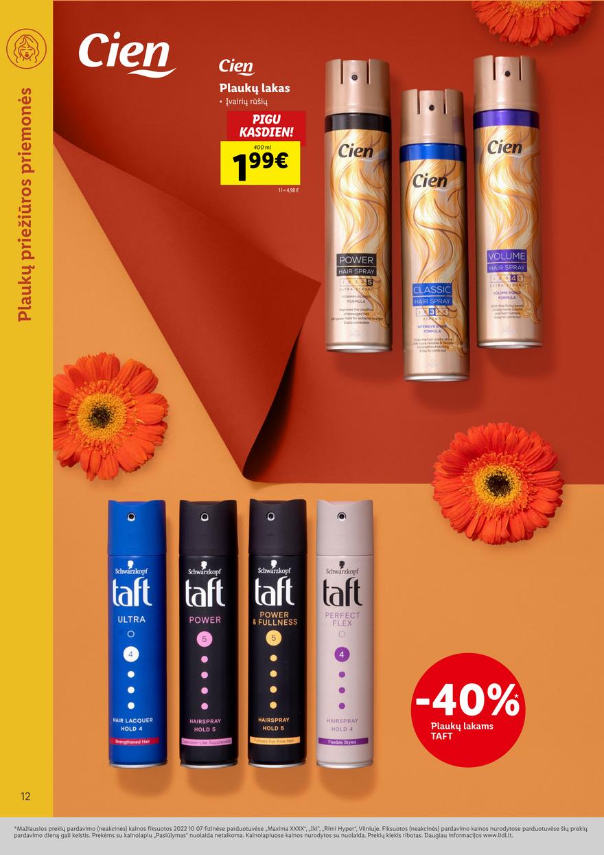 Lidl pasiūlymai akcijos nuo 
  2022-10-13 iki 
  2022-10-19 | Leidinukas.lt puslapis 12