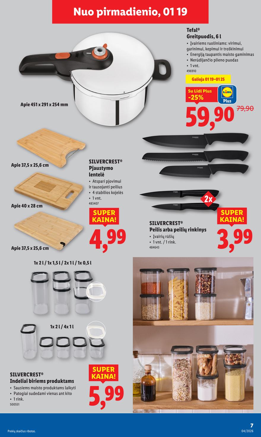 Lidl leidinys akcijos nuo 
  2026-01-19 iki 
  2026-01-25 | Leidinukas.lt puslapis 7
