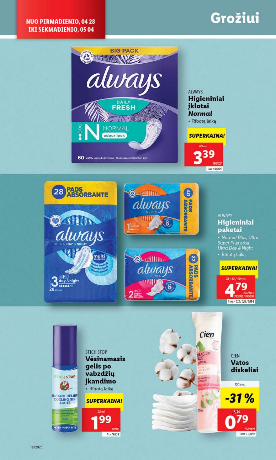 Lidl savaitinis leidinys akcijos nuo 
  2025-04-28 iki 
  2025-05-04 | Leidinukas.lt puslapis 41