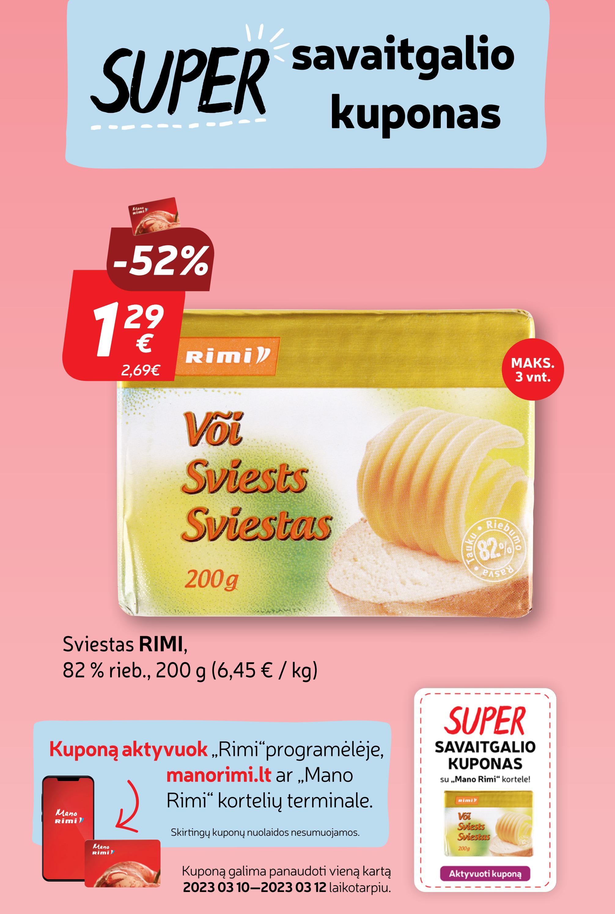 Rimi savaitinis leidinys akcijos nuo 
  2023-03-07 iki 
  2023-03-13 | Leidinukas.lt puslapis 22