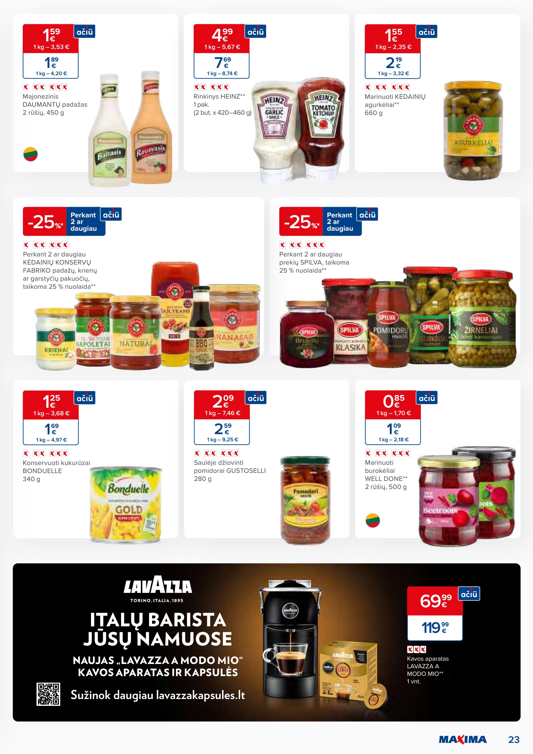 Maxima kaininis leidinys akcijos nuo 
  2023-05-09 iki 
  2023-05-15 | Leidinukas.lt puslapis 23