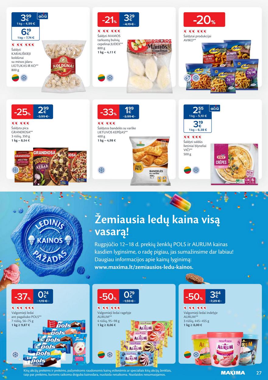 Maxima leidinukas akcijos nuo 
  2025-08-12 iki 
  2025-08-18 | Leidinukas.lt puslapis 27
