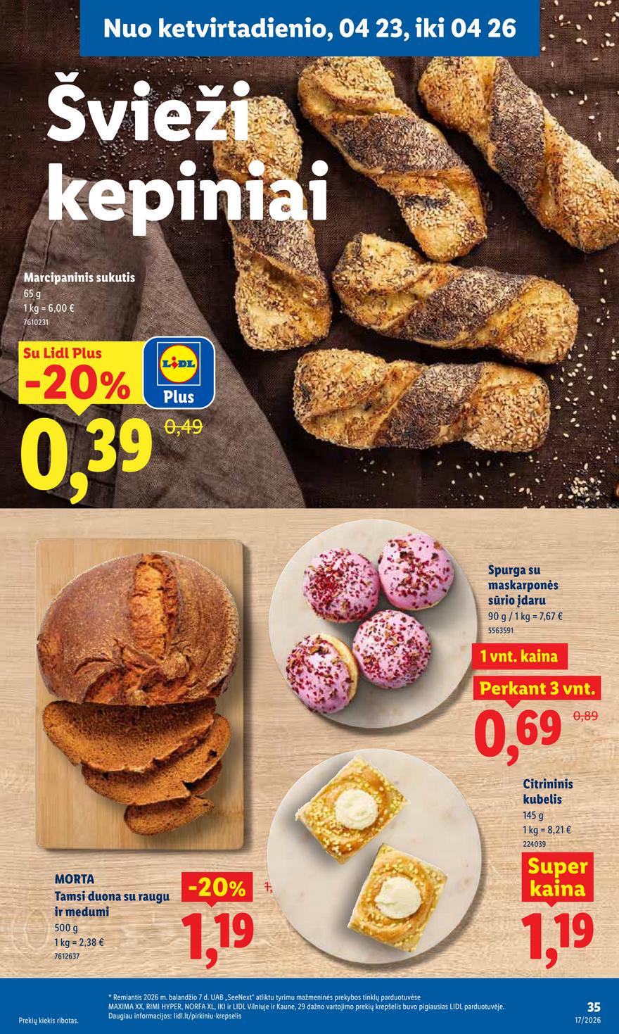 Lidl leidinys akcijos nuo 
  2026-04-20 iki 
  2026-04-26 | Leidinukas.lt puslapis 31