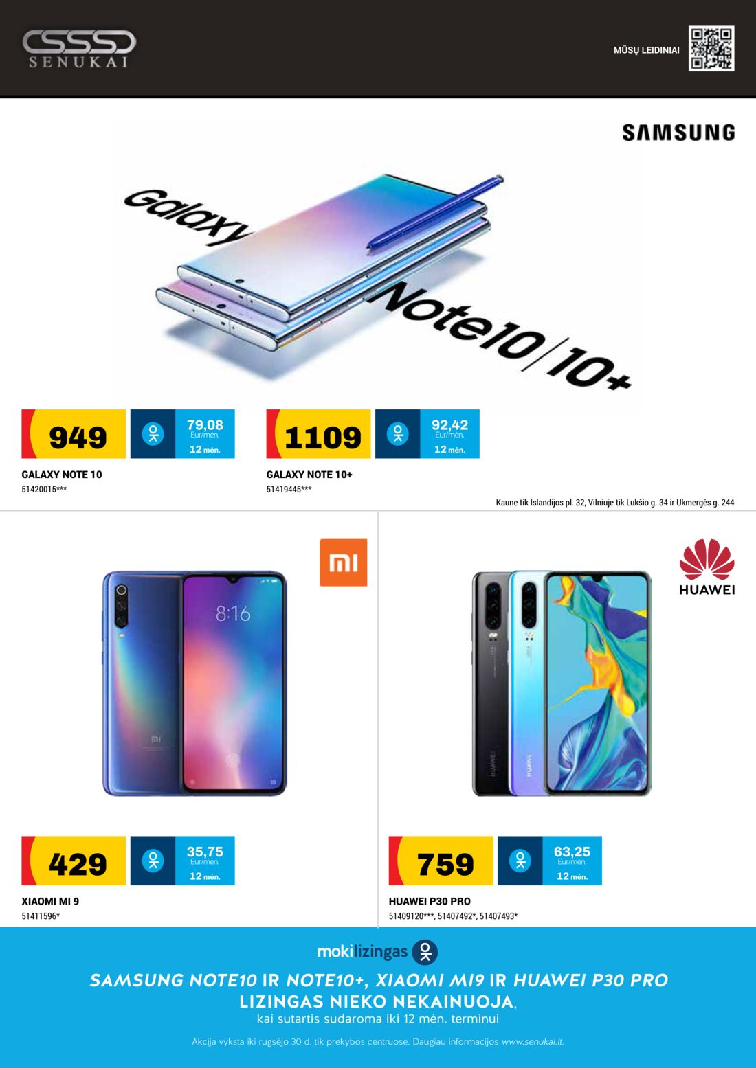 Senukai reklaminis leidinys akcijos nuo 
  2019-09-05 iki 
  2019-09-30 | Leidinukas.lt puslapis 32