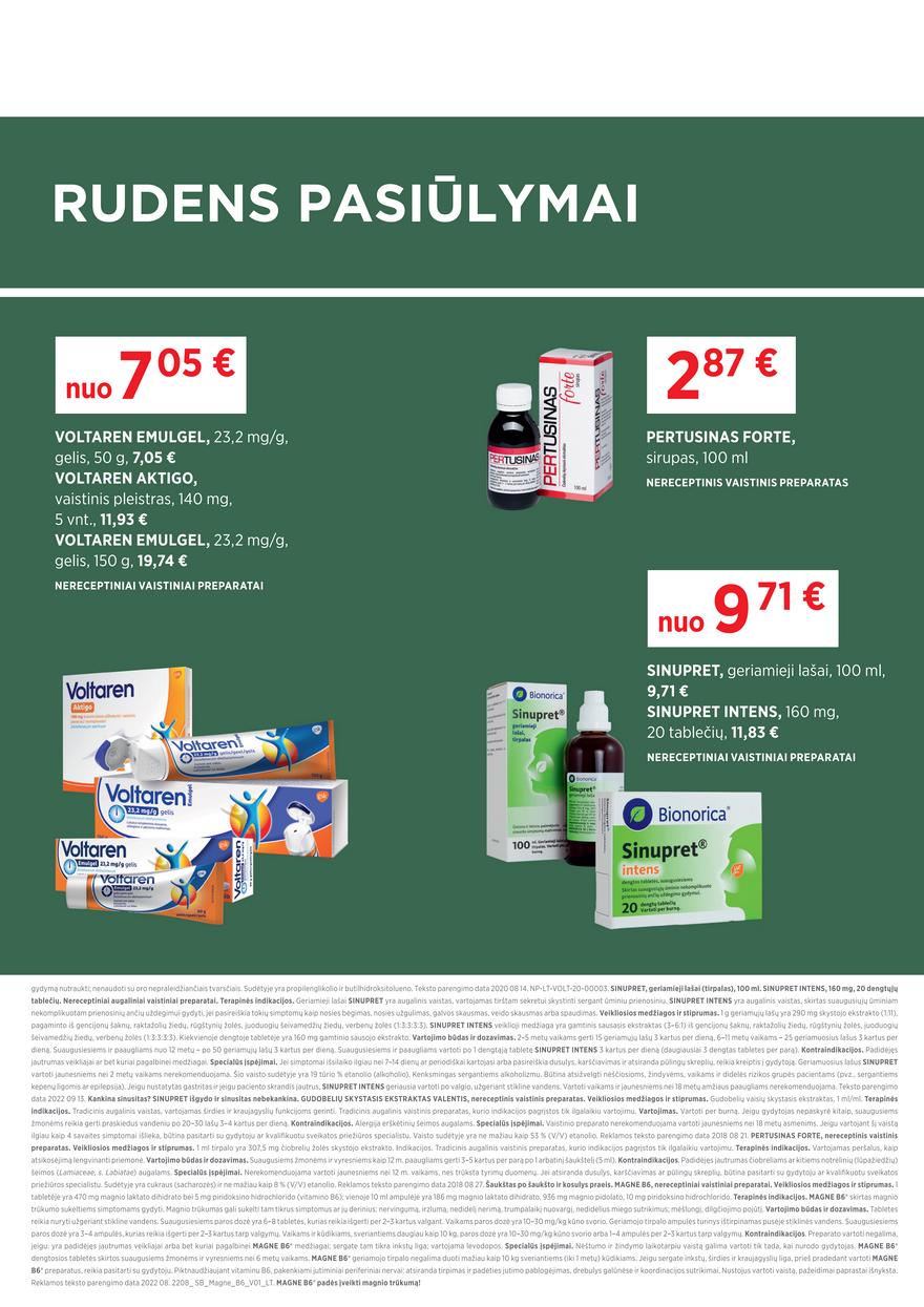 Euro vaistinė leidinys akcijos nuo 
  2022-11-01 iki 
  2022-11-30 | Leidinukas.lt puslapis 5