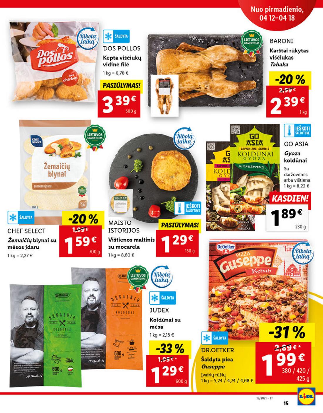 Lidl maisto prekių pasiūlymai akcijos nuo 
  2021-04-12 iki 
  2021-04-18 | Leidinukas.lt puslapis 15