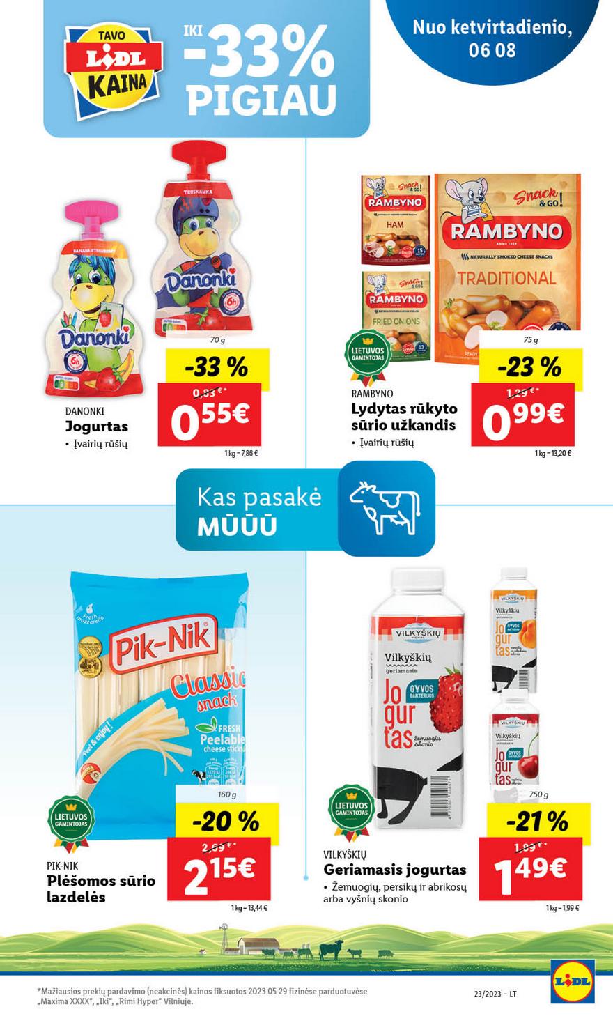 Lidl pasiūlymai akcijos nuo 
  2023-06-05 iki 
  2023-06-11 | Leidinukas.lt puslapis 59