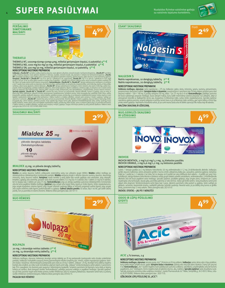 Norfos vaistinės leidinys akcijos nuo 
  2022-02-01 iki 
  2022-02-28 | Leidinukas.lt puslapis 4