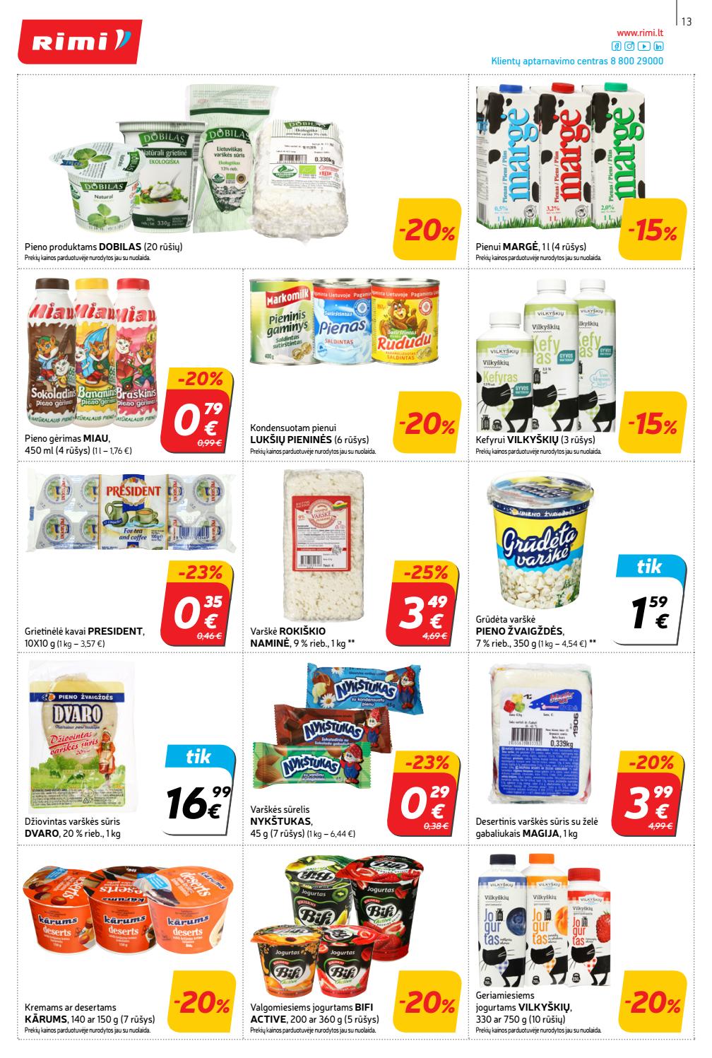 Rimi savaitinis leidinys akcijos nuo 
  2020-06-02 iki 
  2020-06-08 | Leidinukas.lt puslapis 13
