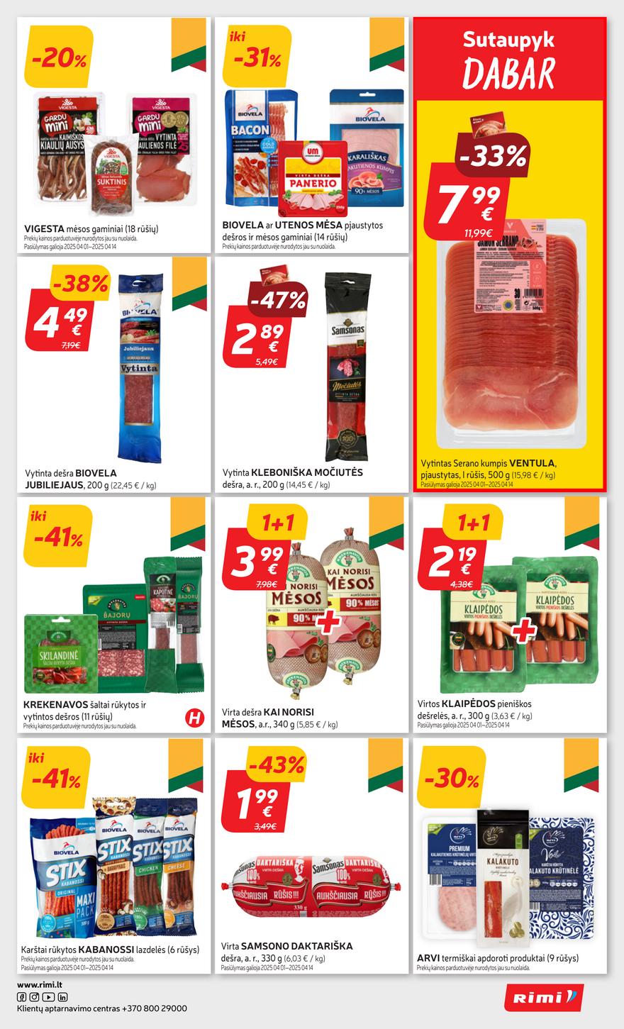 Rimi leidinys 14 akcijos nuo 
  2025-04-01 iki 
  2025-04-07 | Leidinukas.lt puslapis 17