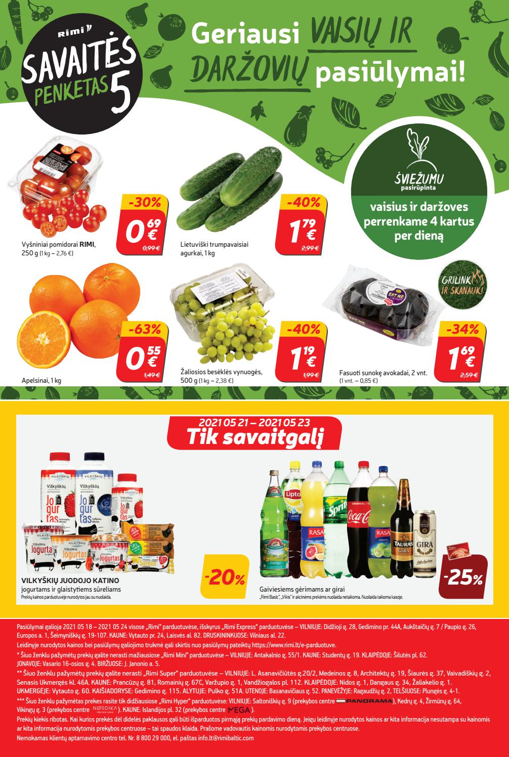 Rimi savaitinis leidinys akcijos nuo 
  2021-05-18 iki 
  2021-05-24 | Leidinukas.lt puslapis 24