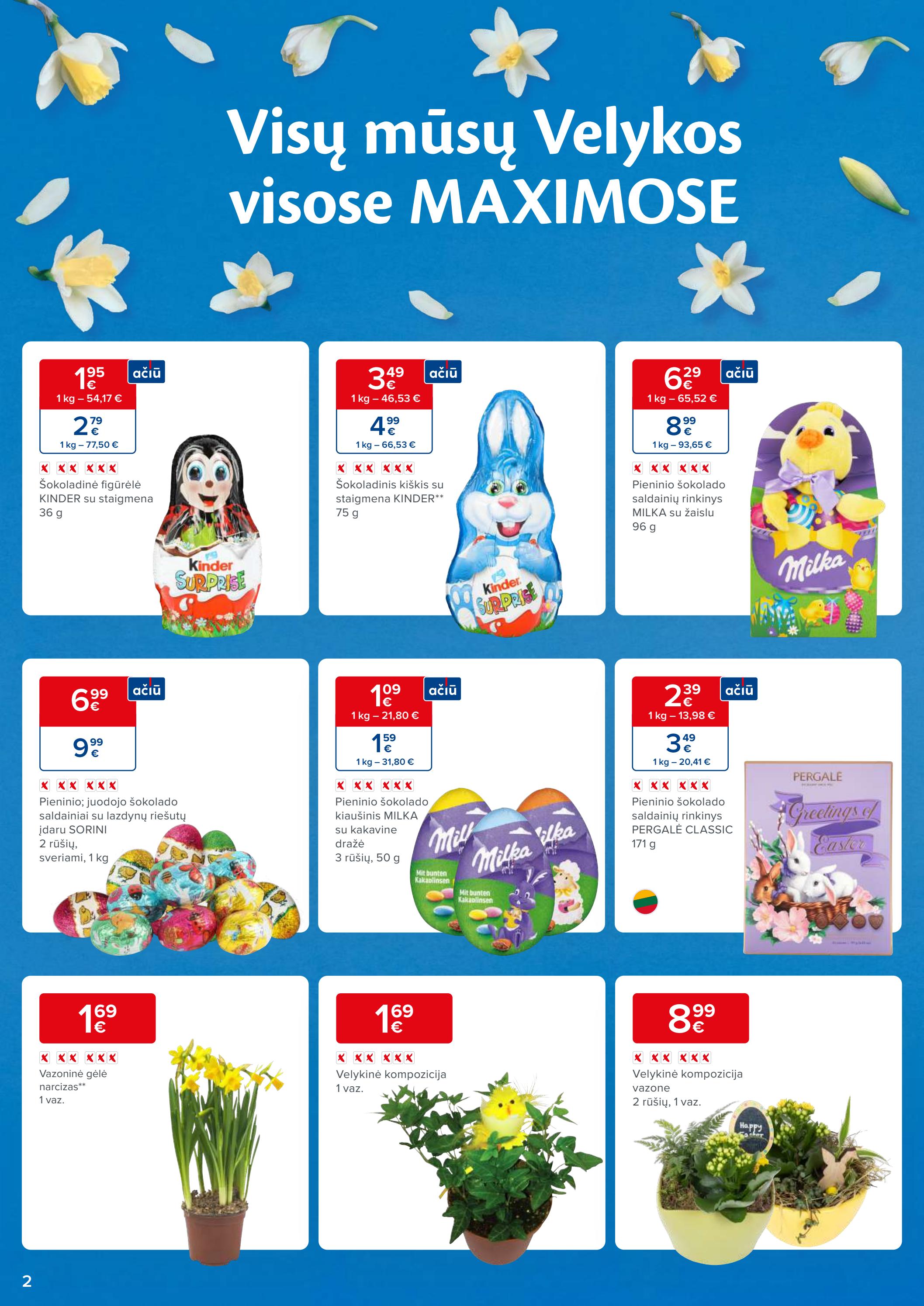 Maxima kaininis leidinys akcijos nuo 
  2023-03-28 iki 
  2023-04-03 | Leidinukas.lt puslapis 2