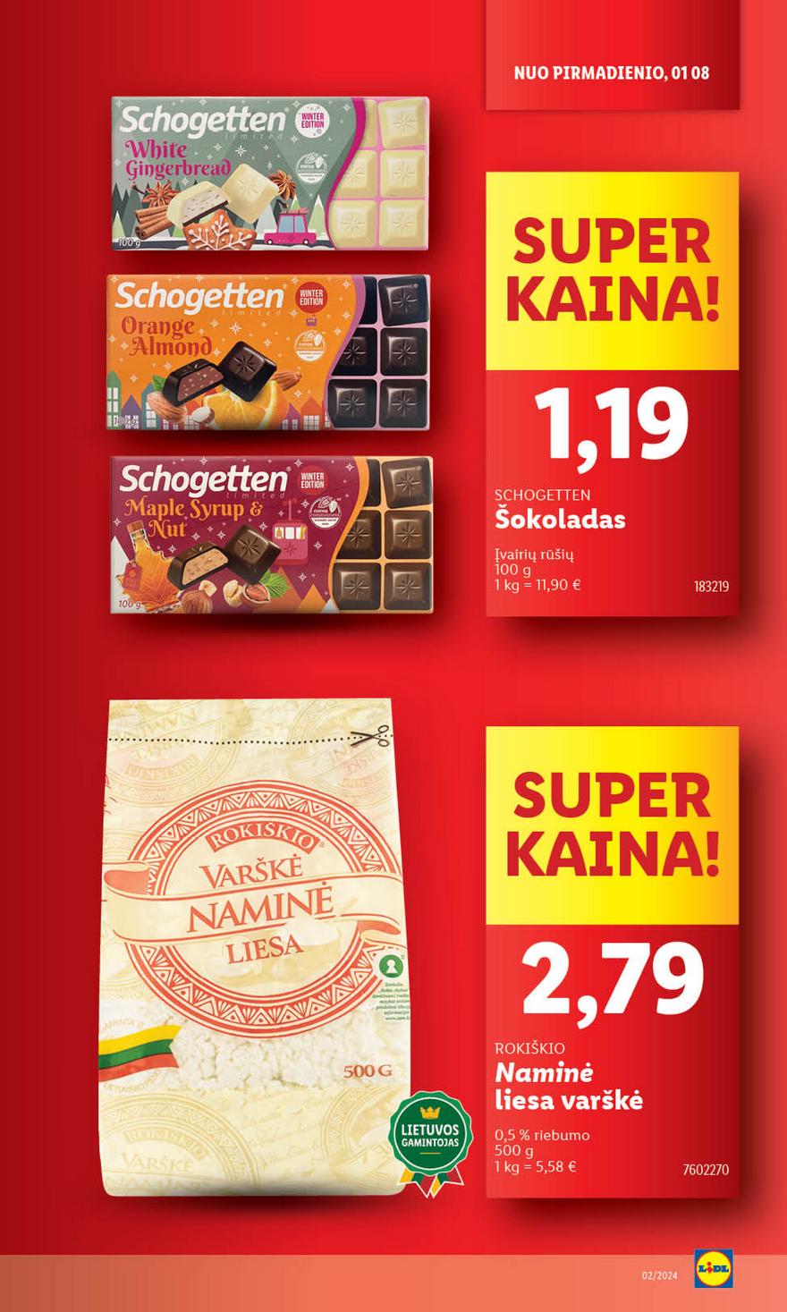 Lidl pasiūlymai akcijos nuo 
  2024-01-08 iki 
  2024-01-14 | Leidinukas.lt puslapis 9