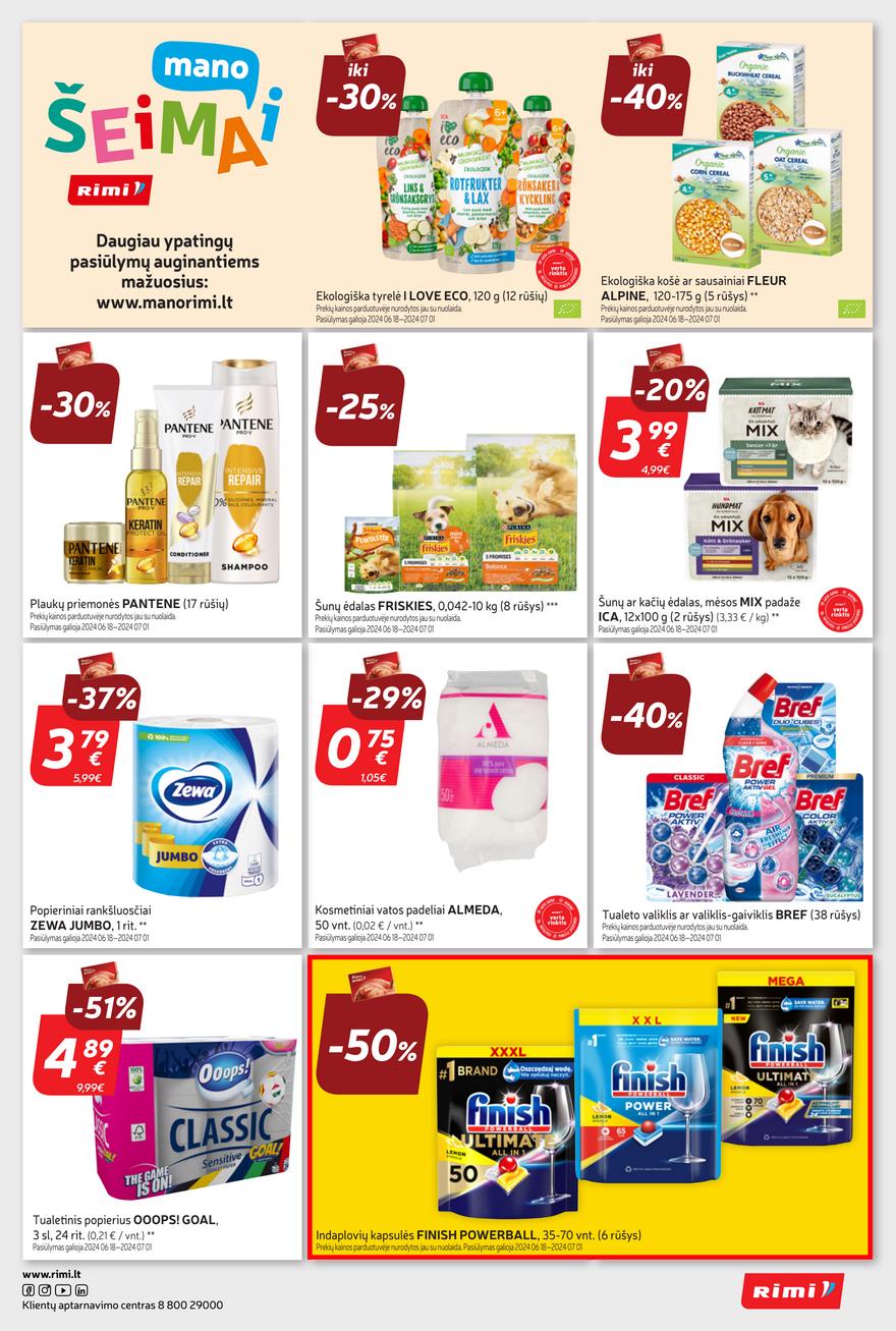Rimi savaitinis leidinys akcijos nuo 
  2024-06-25 iki 
  2024-07-01 | Leidinukas.lt puslapis 31