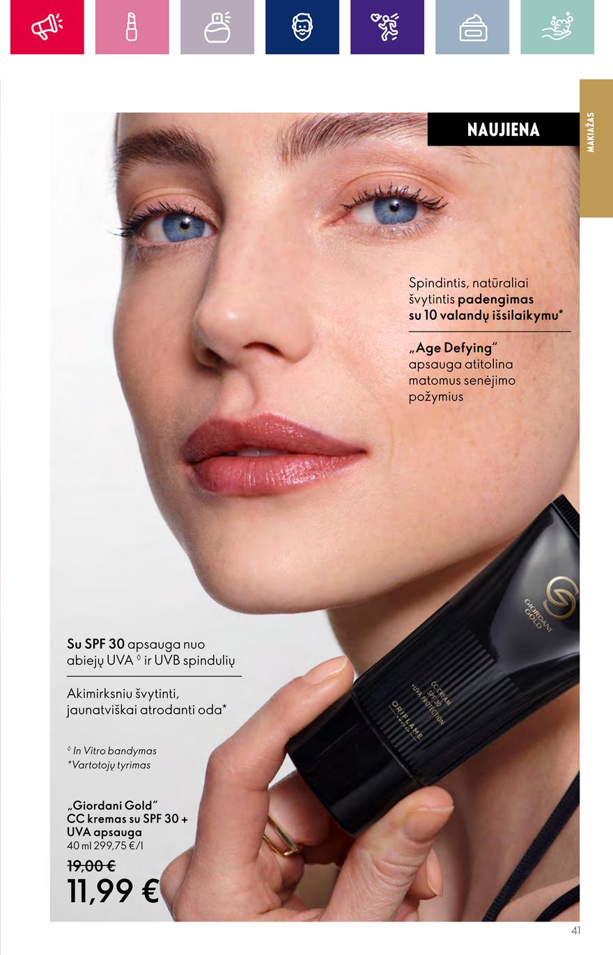 Oriflame katalogas akcijos nuo 
  2023-10-04 iki 
  2023-11-01 | Leidinukas.lt puslapis 41