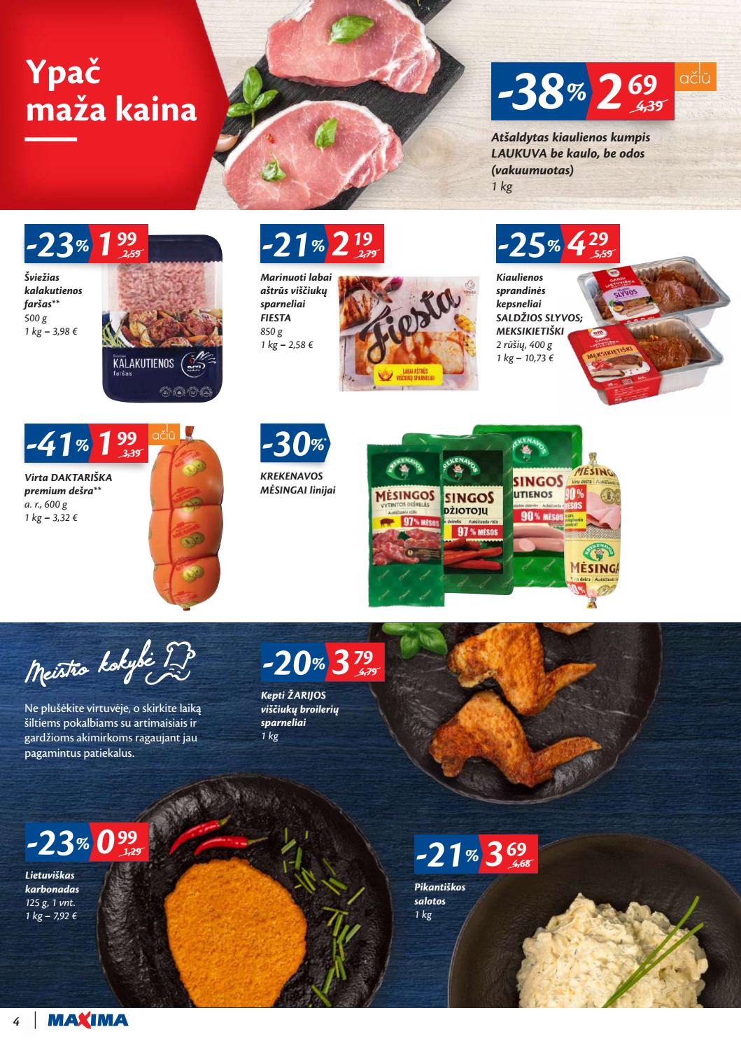 Maxima kaininis leidinys akcijos nuo 
  2019-10-01 iki 
  2019-10-07 | Leidinukas.lt puslapis 4