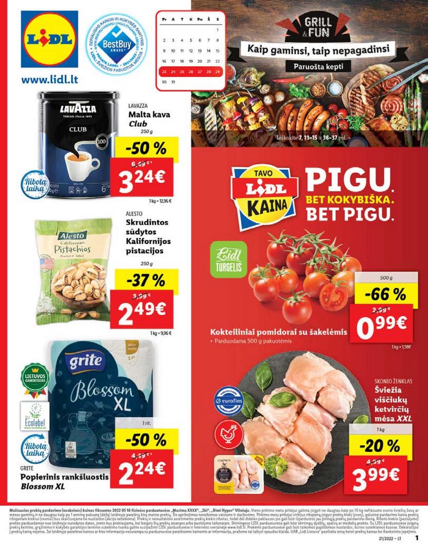 Lidl maisto prekių pasiūlymai akcijos nuo 
  2022-05-23 iki 
  2022-05-29 | Leidinukas.lt puslapis 1