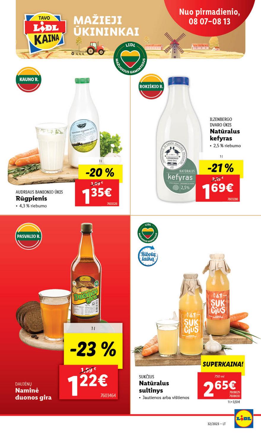 Lidl pasiūlymai akcijos nuo 
  2023-08-07 iki 
  2023-08-13 | Leidinukas.lt puslapis 38