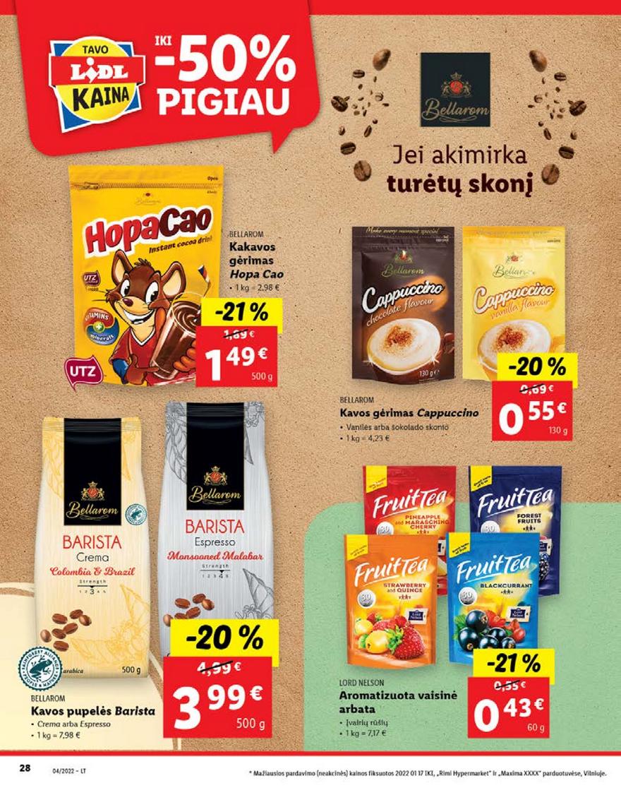 Lidl pasiūlymai akcijos nuo 
  2022-01-24 iki 
  2022-01-30 | Leidinukas.lt puslapis 28