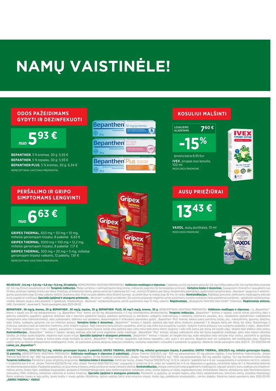 Euro vaistinė katalogas akcijos nuo 
  2026-02-01 iki 
  2026-02-28 | Leidinukas.lt puslapis 11