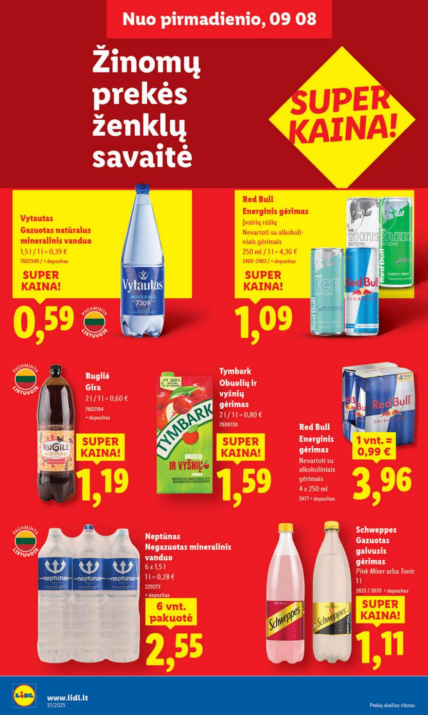 Lidl leidinys akcijos nuo 
  2025-09-08 iki 
  2025-09-14 | Leidinukas.lt puslapis 28