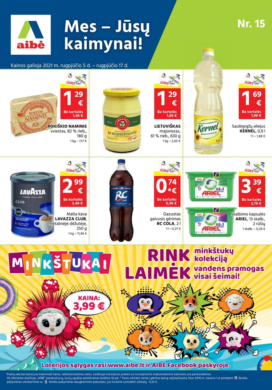 Aibė leidinys akcijos nuo 
  2021-08-05 iki 
  2021-08-17 | Leidinukas.lt puslapis 1