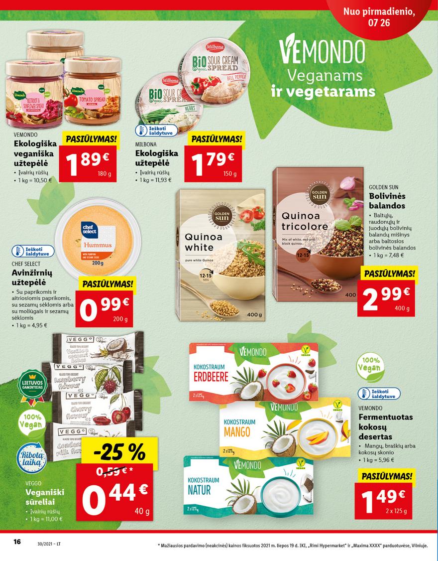 Lidl maisto prekių pasiūlymai akcijos nuo 
  2021-07-26 iki 
  2021-08-01 | Leidinukas.lt puslapis 16