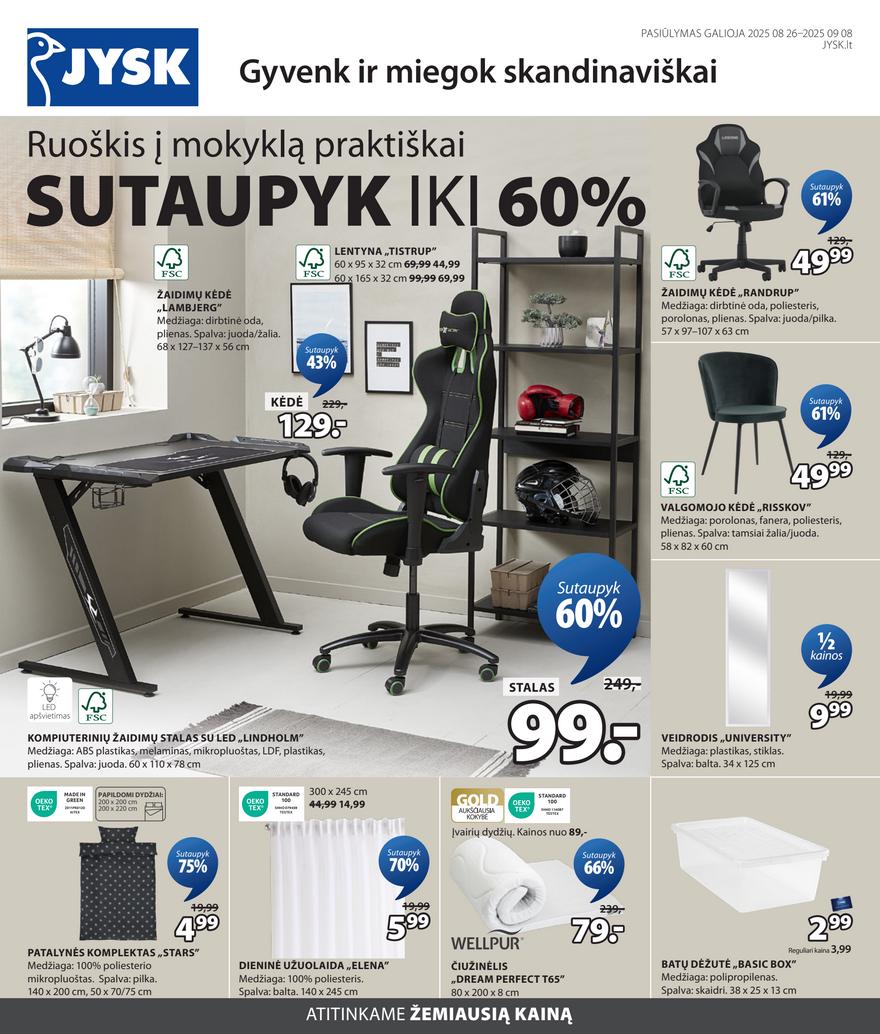 Jysk leidinys akcijos nuo 
  2025-08-26 iki 
  2025-09-09 | Leidinukas.lt puslapis 1