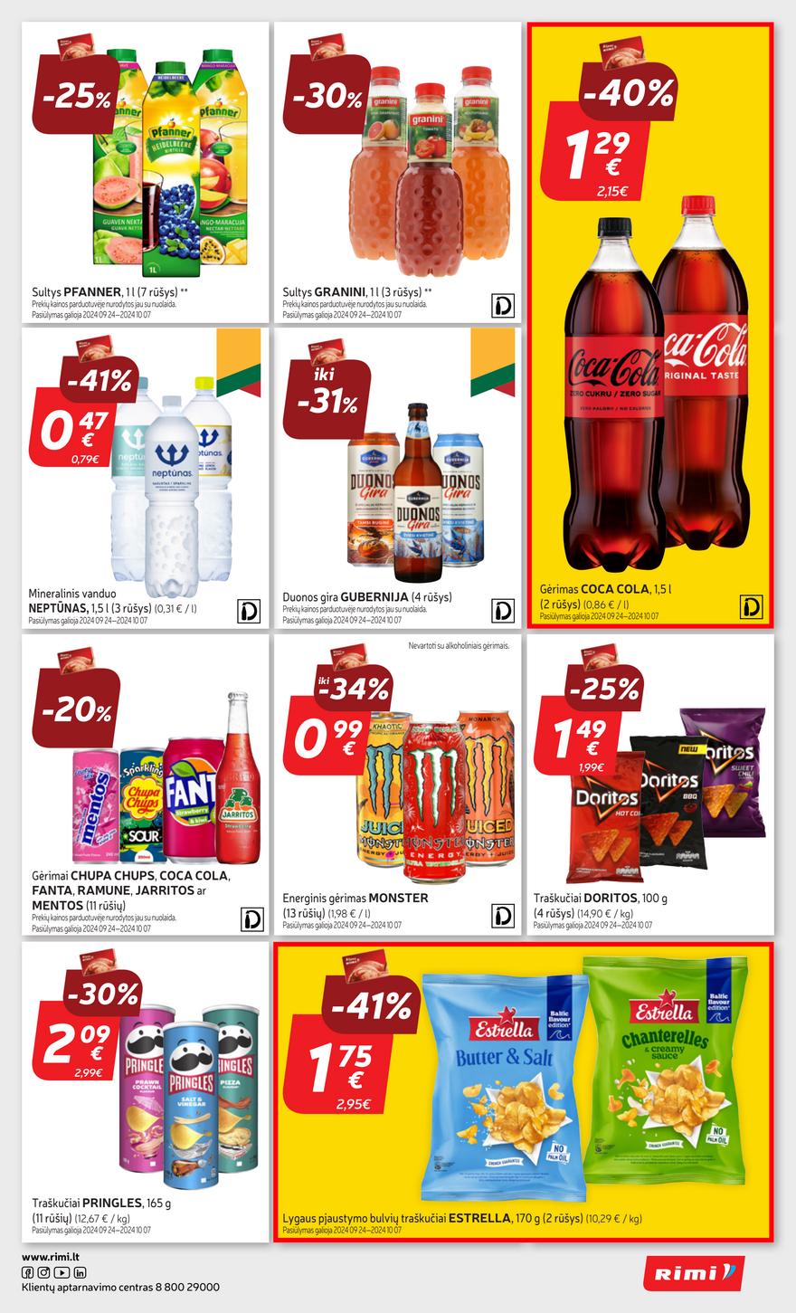 Rimi savaitinis leidinys 40 akcijos nuo 
  2024-10-01 iki 
  2024-10-07 | Leidinukas.lt puslapis 26