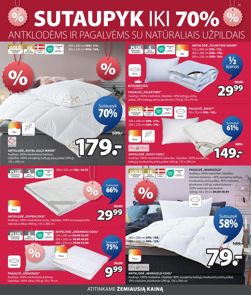 Jysk leidinys akcijos nuo 
  2025-07-29 iki 
  2025-08-11 | Leidinukas.lt puslapis 15