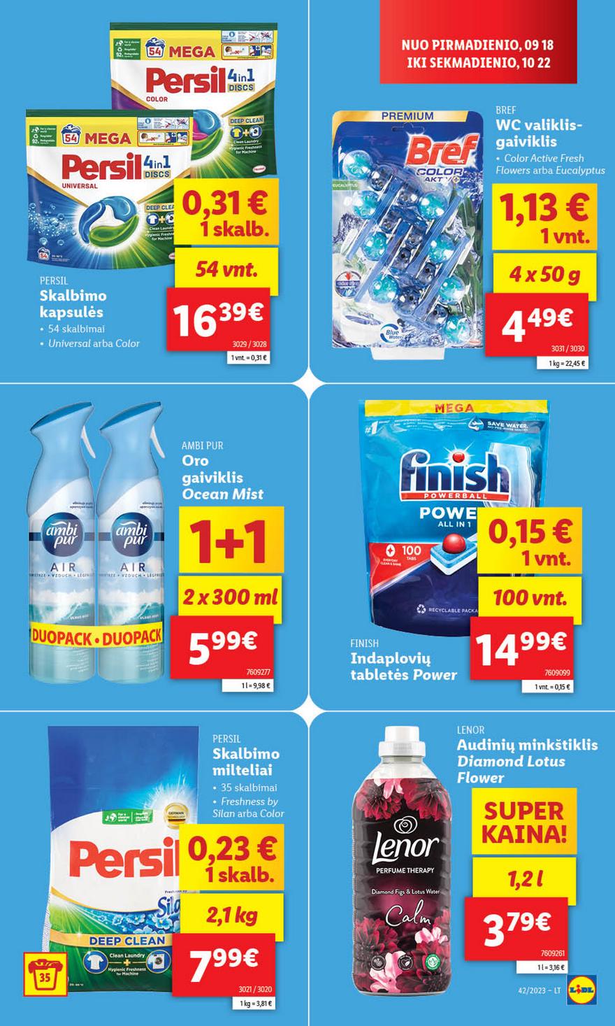 Lidl pasiūlymai akcijos nuo 
  2023-10-16 iki 
  2023-10-22 | Leidinukas.lt puslapis 42