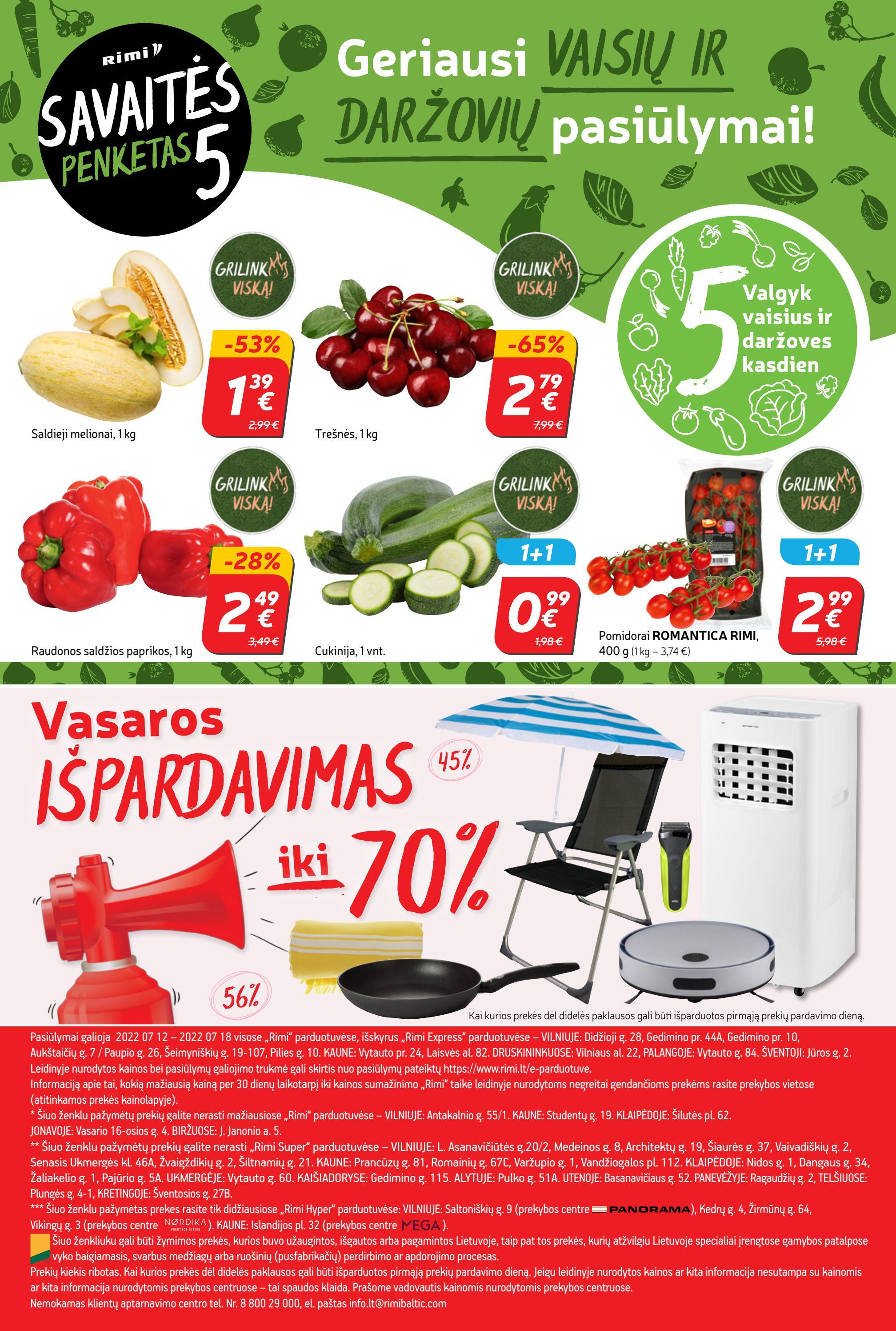 Rimi savaitinis leidinys akcijos nuo 
  2022-07-12 iki 
  2022-07-18 | Leidinukas.lt puslapis 22