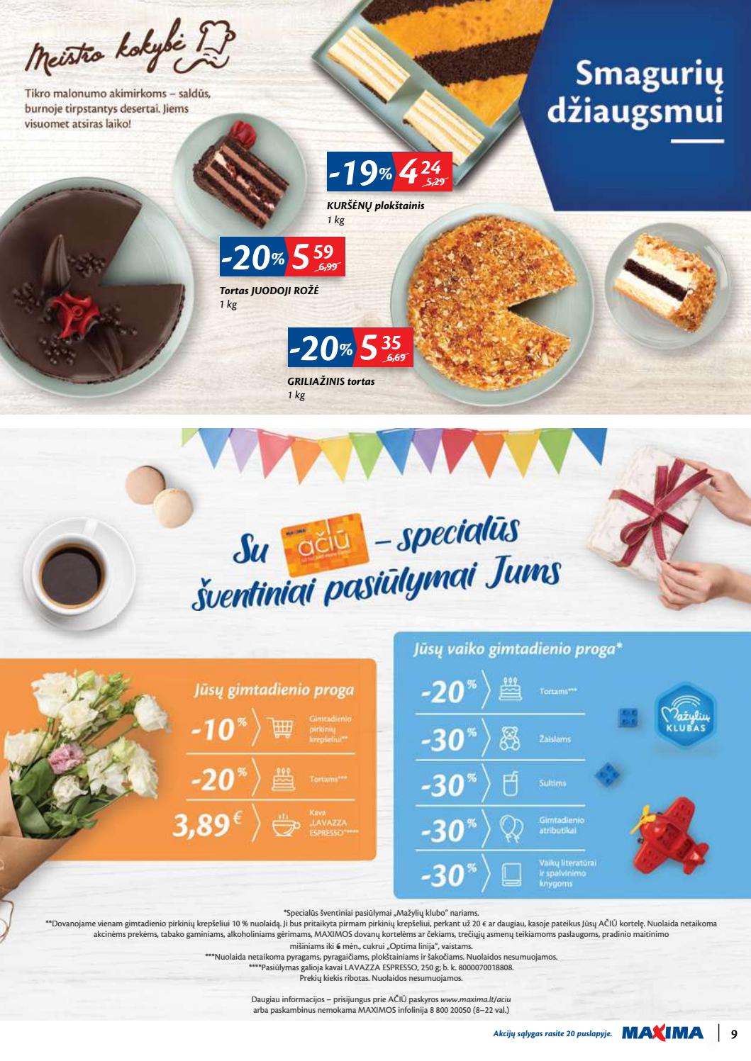 Maxima kaininis leidinys akcijos nuo 
  2020-03-03 iki 
  2020-03-09 | Leidinukas.lt puslapis 9